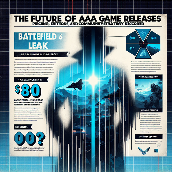 Battlefield 6 leaks hint at a premium $80 base price, October launch, and the mysterious Phantom Edition, setting the tone for modern AAA game economics and player engagement strategies.